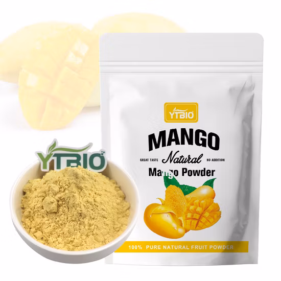 抗酸化作用と消化促進作用のあるプライベートラベルのマンゴーフルーツパウダー固形飲料